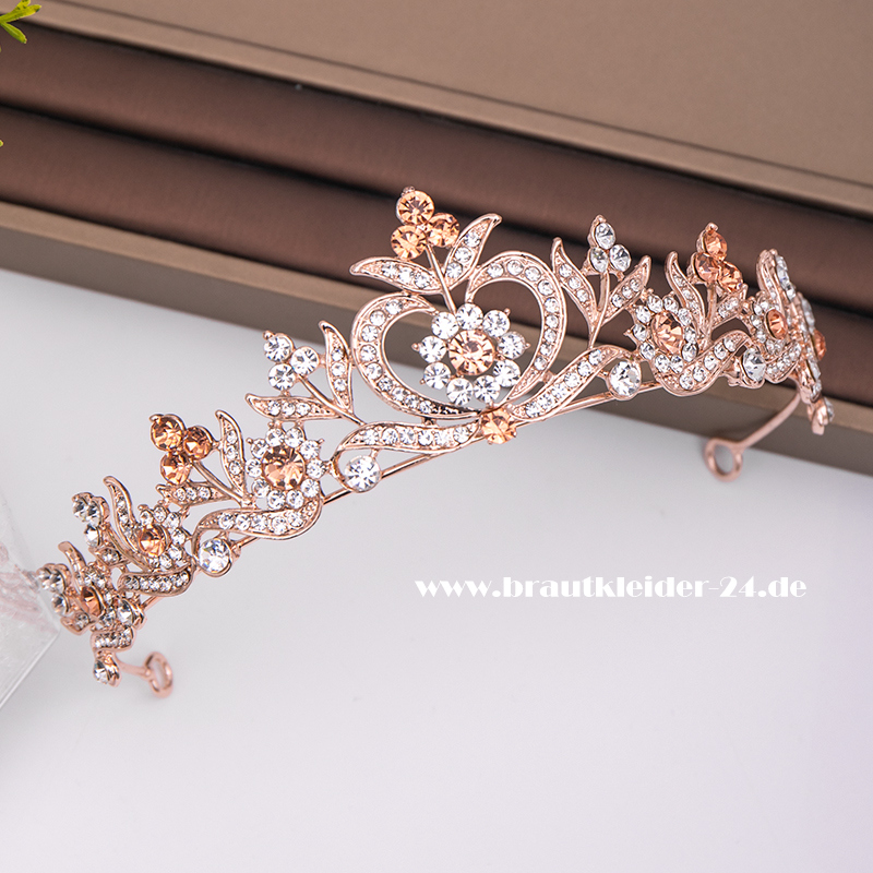 Elizabeth Diadem in Rose Gold