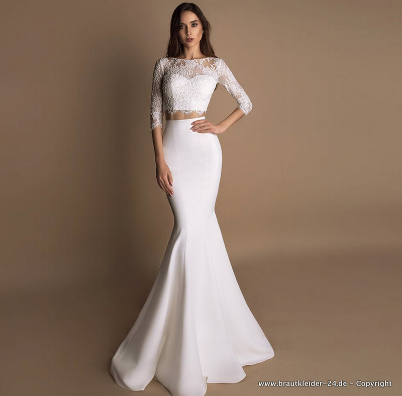 Zweiteiliges Meerjungfrau Brautkleid Mariela Elegant und Sexy Lang