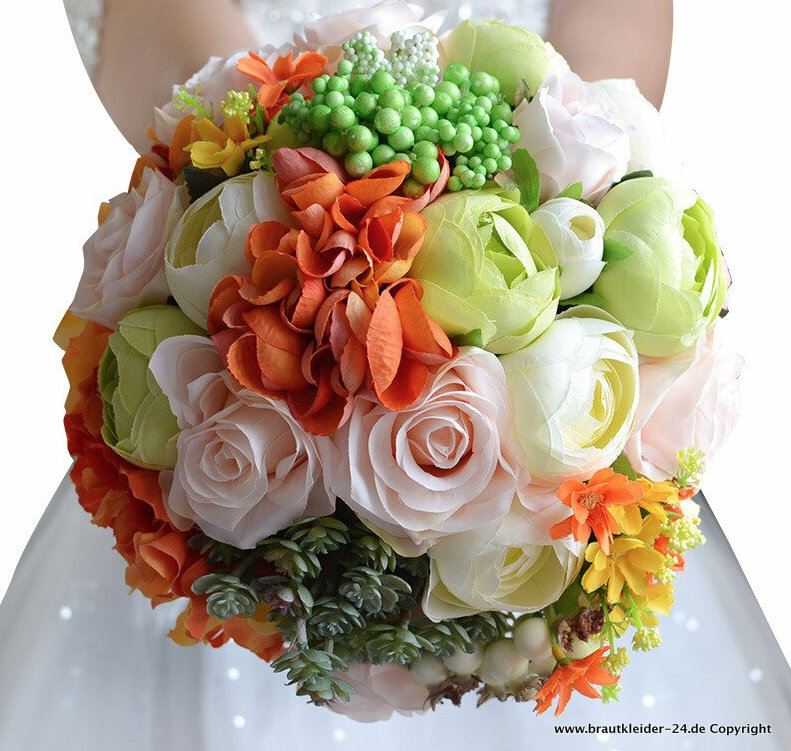 Braut Blumenstrauß Aaliyah Herbstlich